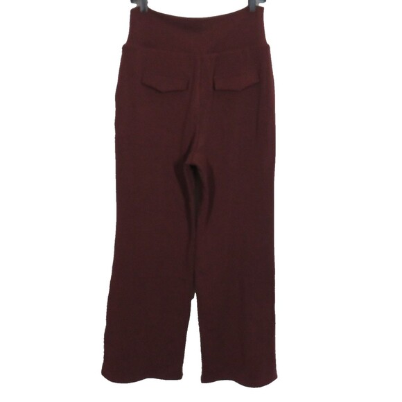 OGL EcoMousse MaxWarm Cozy Thermal Brushed High Waist Flare Pants Berry Sz M - Picture 12 of 13